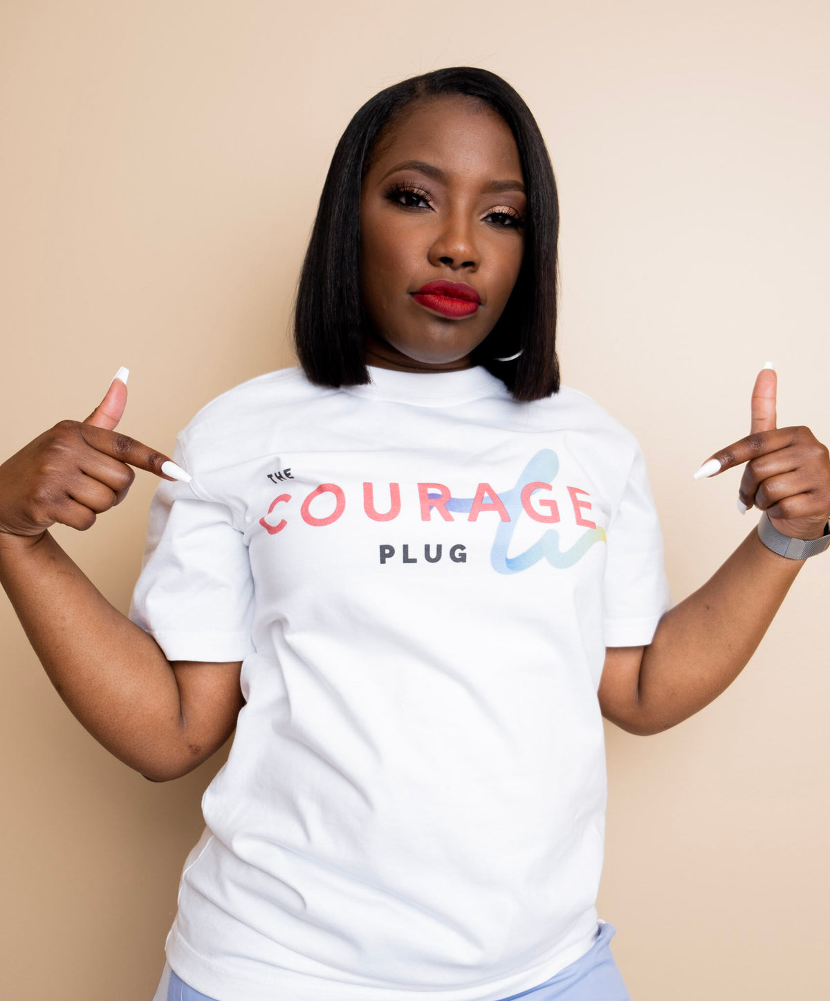 “The Courage Plug” T-Shirt
